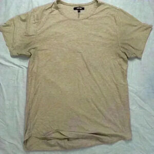 Jackson neutral toned  T-Shirt Mini Crew Neck Dress size M